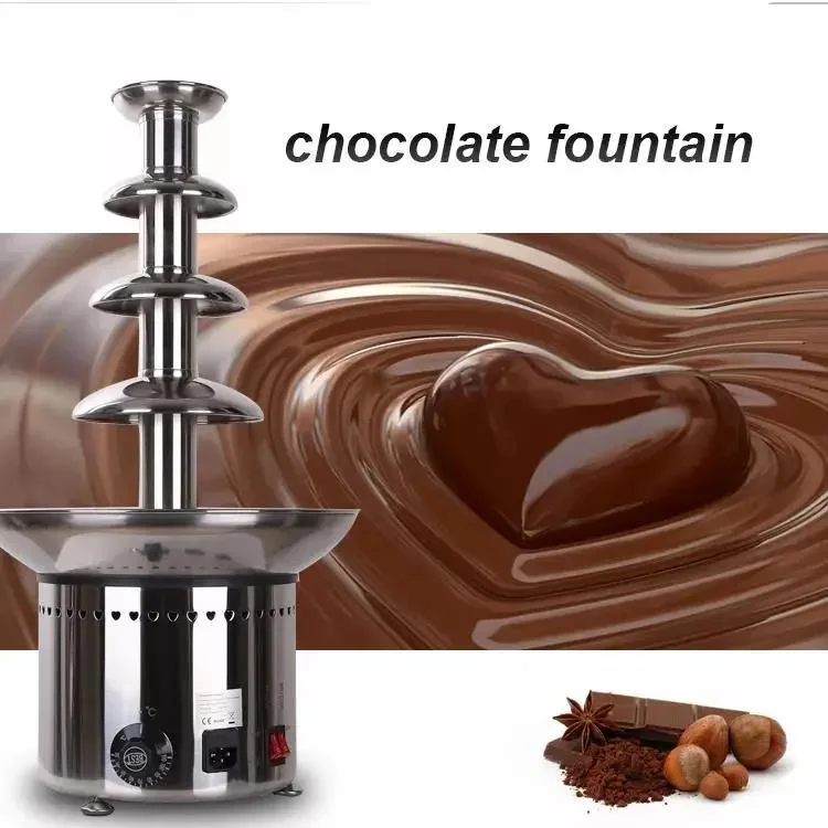 Commercial Hotel Equipment Restaurant Kitchen Equipment 5 Layers Chocolate Fountain