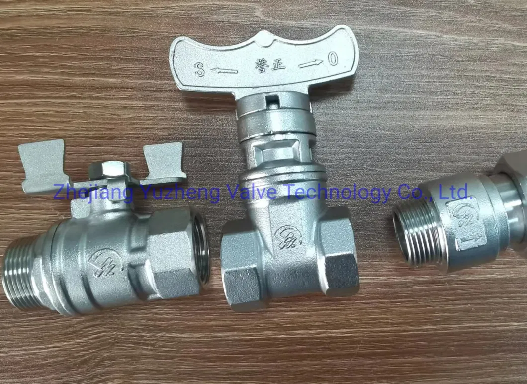 Ordinary Pressure Manual Threaded Magnetic Gate Valve for Water Meter