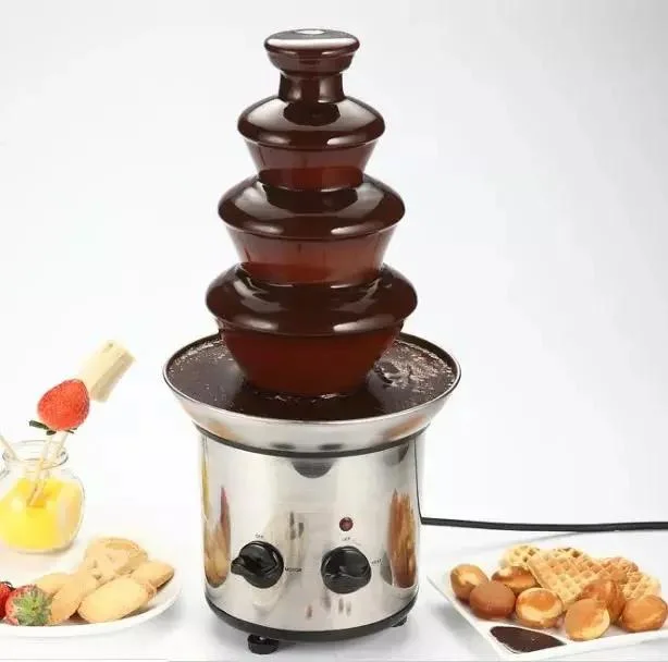 Commercial Hotel Equipment Restaurant Kitchen Equipment 5 Layers Chocolate Fountain