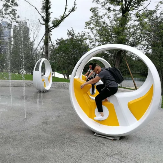 Equipo de fuente para parque de atracciones con accesorios de iluminación LED