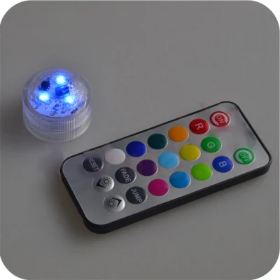 Accesorios para cachimba Mu Hotsale iluminación LED con batería LED RGB de 3 cm y 7 cm